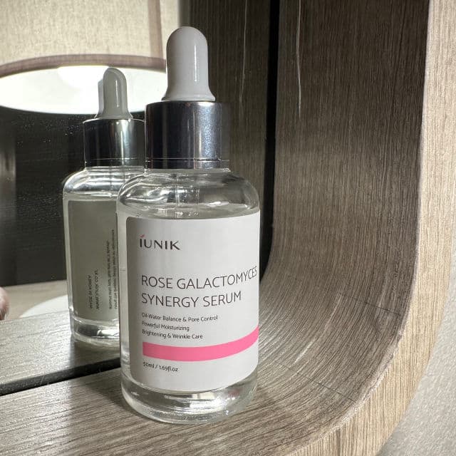 Iunik Rose Galactomyces Synergy Serum review photo by yourstrulyskincare