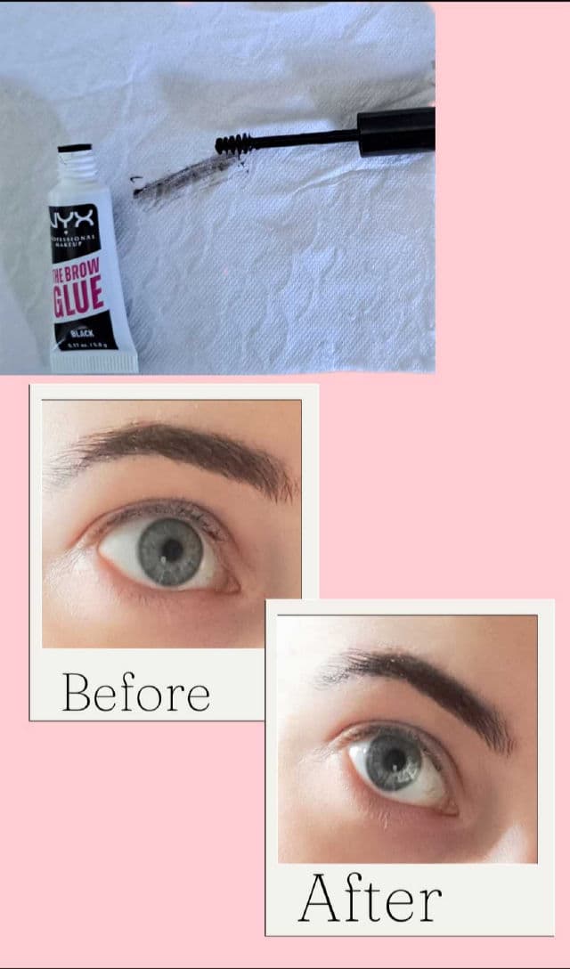 Nyx Cosmetics The Brow Glue Instant Brow Styler review photo by StaceyTsReviews