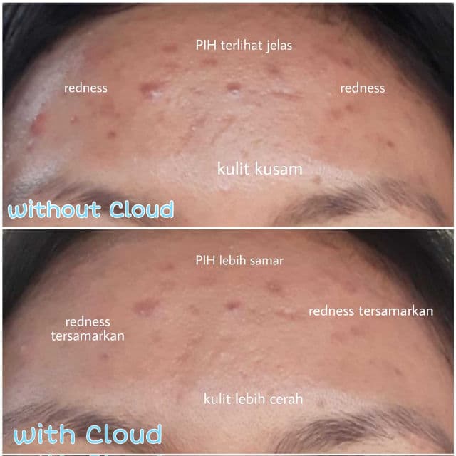 Skin game Cloud Sunscreen SPF50 PA+++ review photo by DeboraYesha