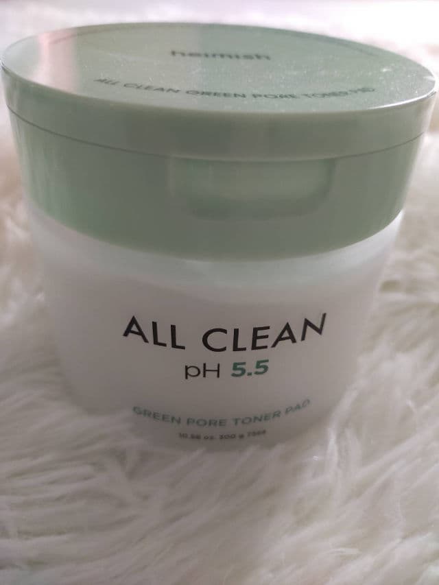 Heimish All Clean pH 5.5 Green Pore Toner Pad review photo by hankisabelle1