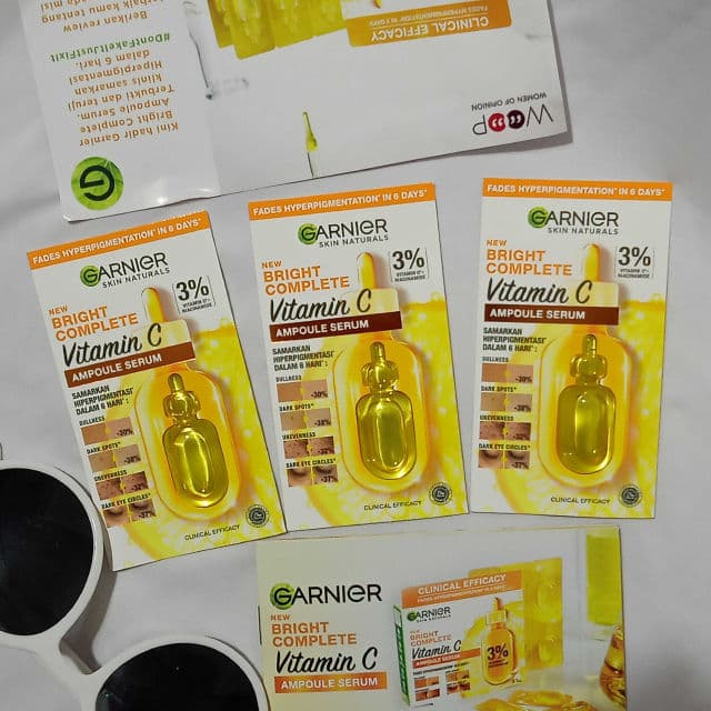 Garnier Bright Complete Vitamin C Ampoule Serum review photo by fikmaa21