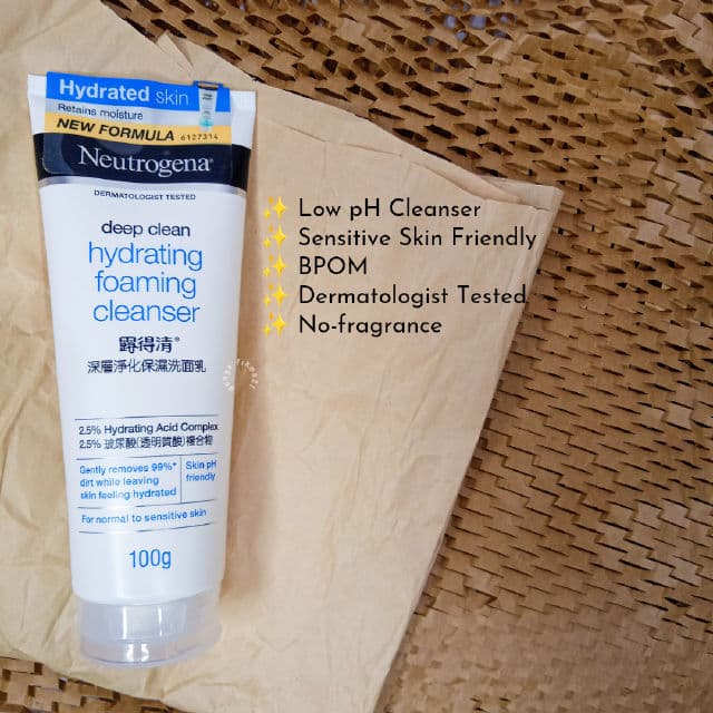Neutrogena Deep Clean Hydrating Foaming Cleanser review photo by fikmaa21