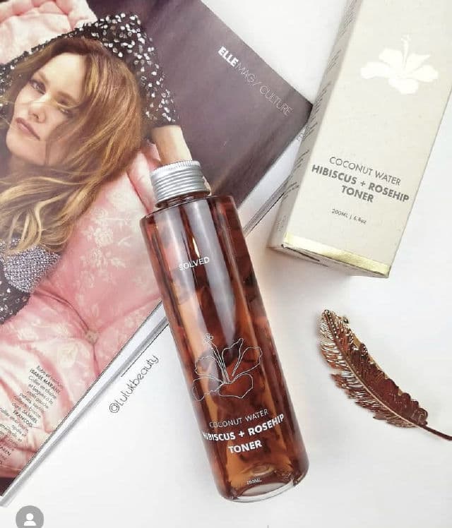 Solved Skincare Coconut Water Hibiscus + Rosehip Toner review photo by Lulukbeauty