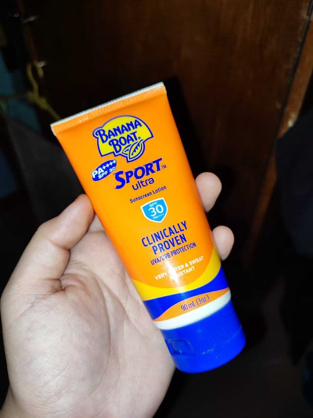 Banana Boat Sport Lotion SPF30 review photo by Michico