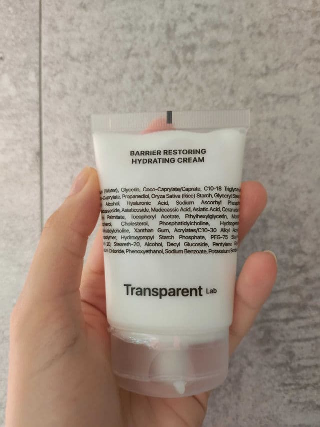 Transparent Lab Barrier Restoring Hydrating Cream review photo by Laus