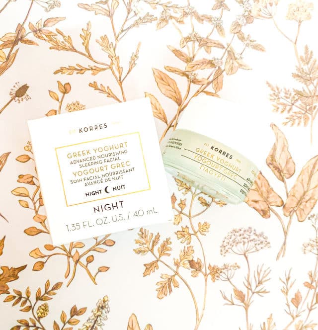 Korres Greek Yoghurt Advanced Nourishing Sleeping Facial review photo by cleahanchey