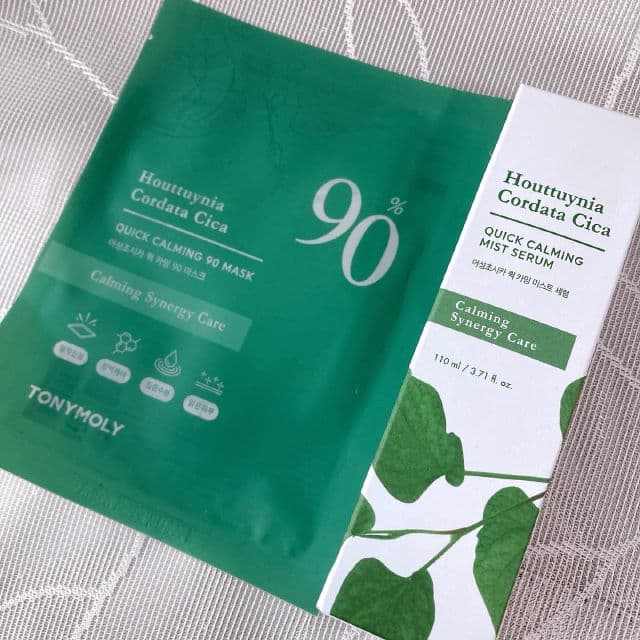 TONYMOLY Houttuynia Cordata Cica Quick Calming 90 Mask review photo by rennielelee