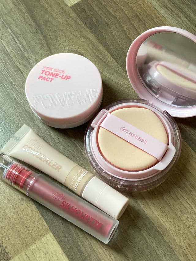 I'M MEME Pink Blur Tone-Up Pact review photo by rennielelee