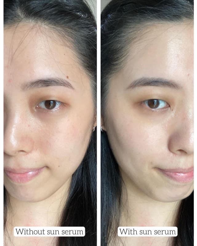 JUNG BEAUTY Probiotics Tinted Sun Serum SPF50+ PA+++ review photo by rennielelee