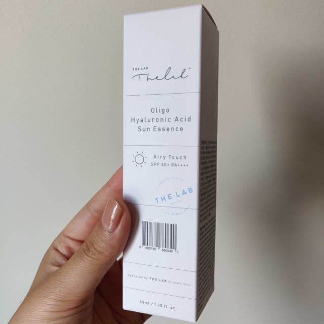 THE LAB by blanc doux Oligo Hyaluronic Acid Sun Essence SPF50+ PA++++ review photo by pickyblueberryred