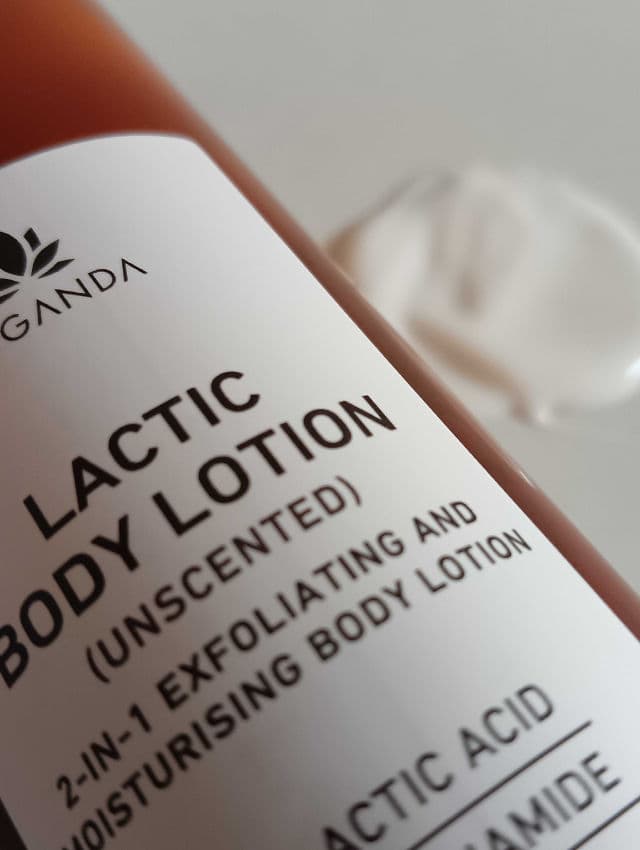 Suganda Lactic Body Lotion - Unscented review photo by thyskinmatters
