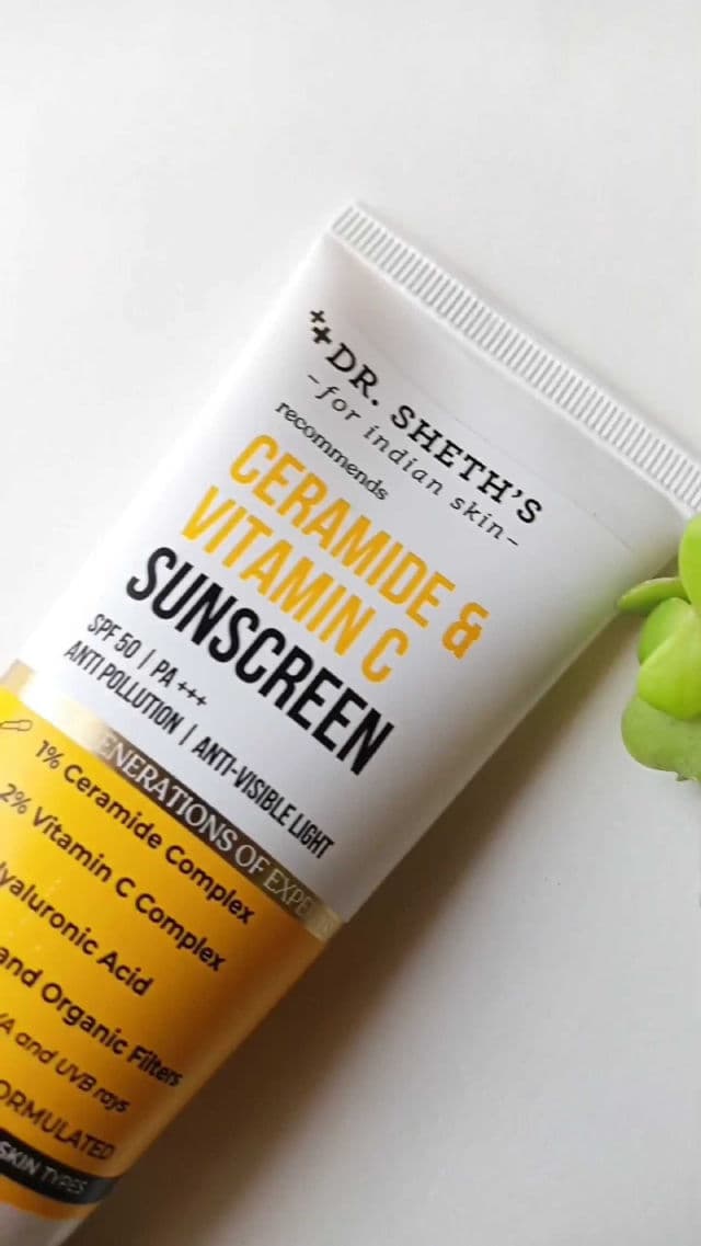 Dr. Sheth's Ceramide & Vitamin C Sunscreen review photo by thyskinmatters