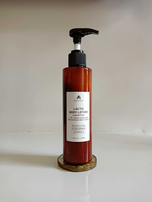 Suganda Lactic Body Lotion - Unscented review photo by thyskinmatters