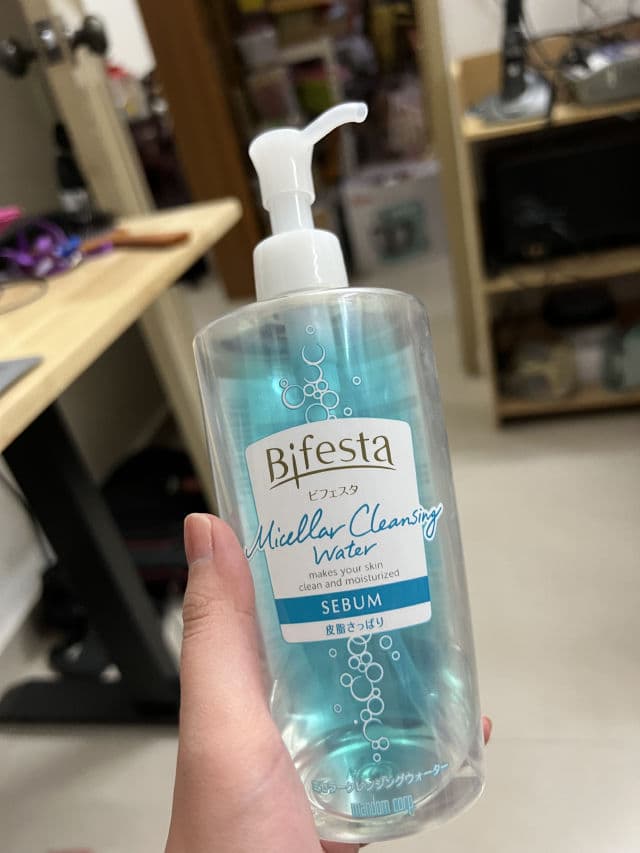 Bifesta Micellar Cleansing Water Sebum review photo by JenLo