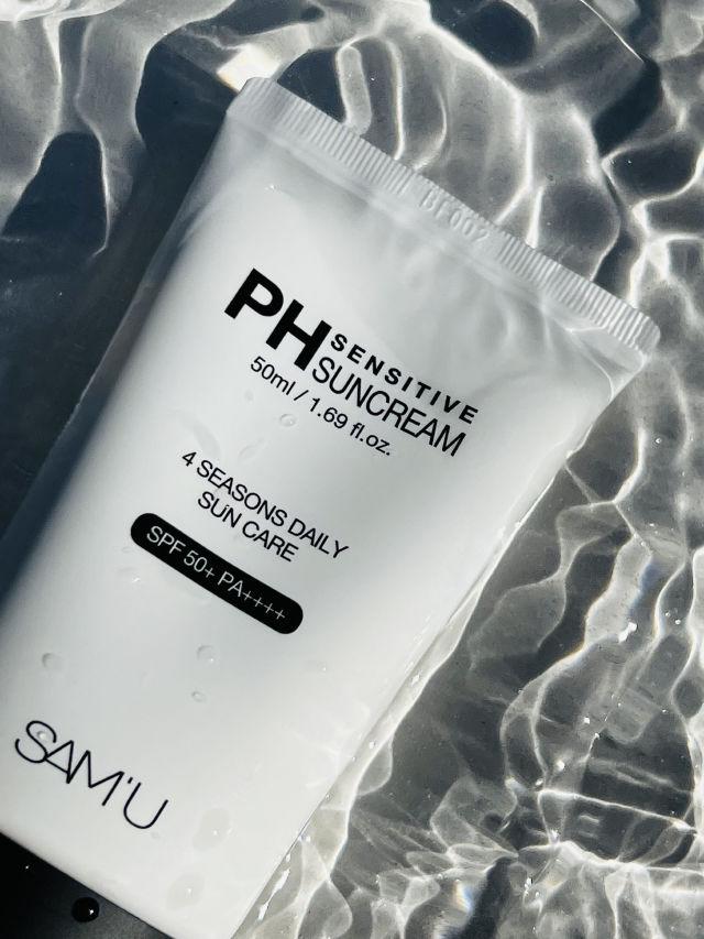 Kem chống nắng thích hợp cho mùa hè - SAM’U pH Sensitive Sun Cream
