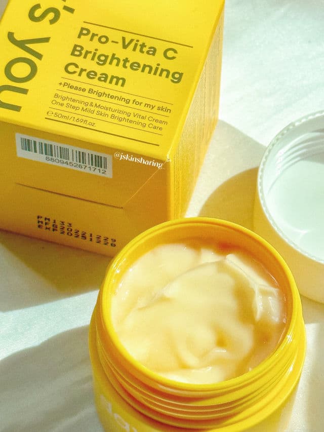 One-day's you Pro Vita-C Brightening Cream review photo by Jskinsharing