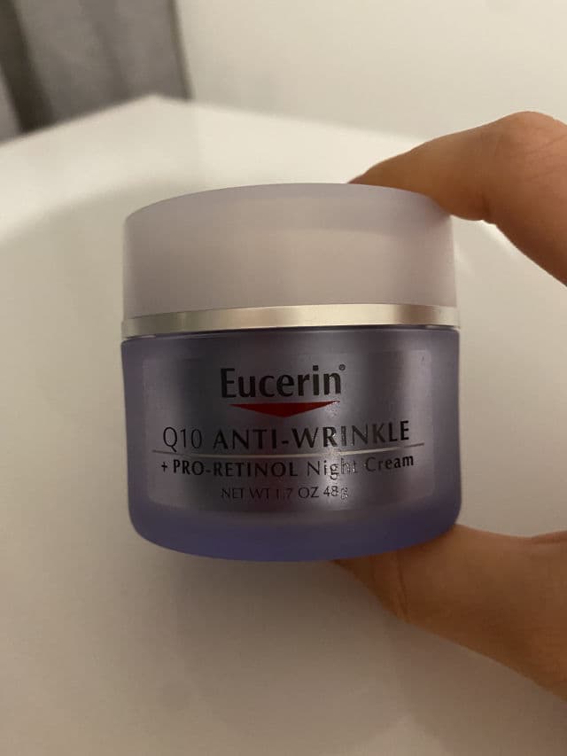 Eucerin Q10 Anti-Wrinkle Face Night Cream review photo by akiwiblogs