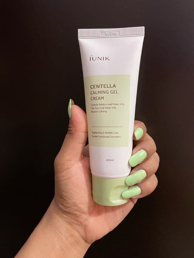 Iunik Centella Calming Gel Cream review photo by shuchitrivedi