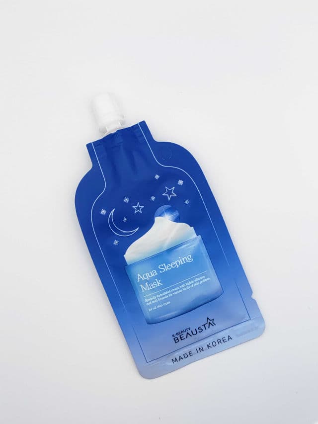 Beausta Aqua Sleeping Mask review photo by myskindiaries