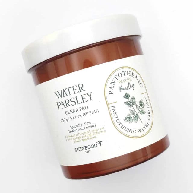 SKINFOOD Pantothenic Water Parsley Clear Pad review photo by myskindiaries