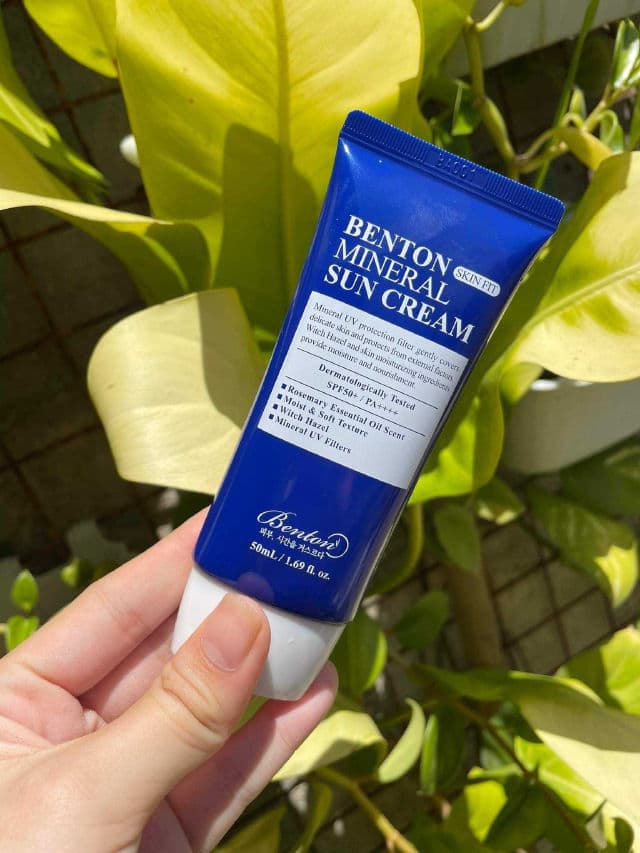BENTON Mineral Sun Cream SPF50+/PA++++ review photo by WondaDonda