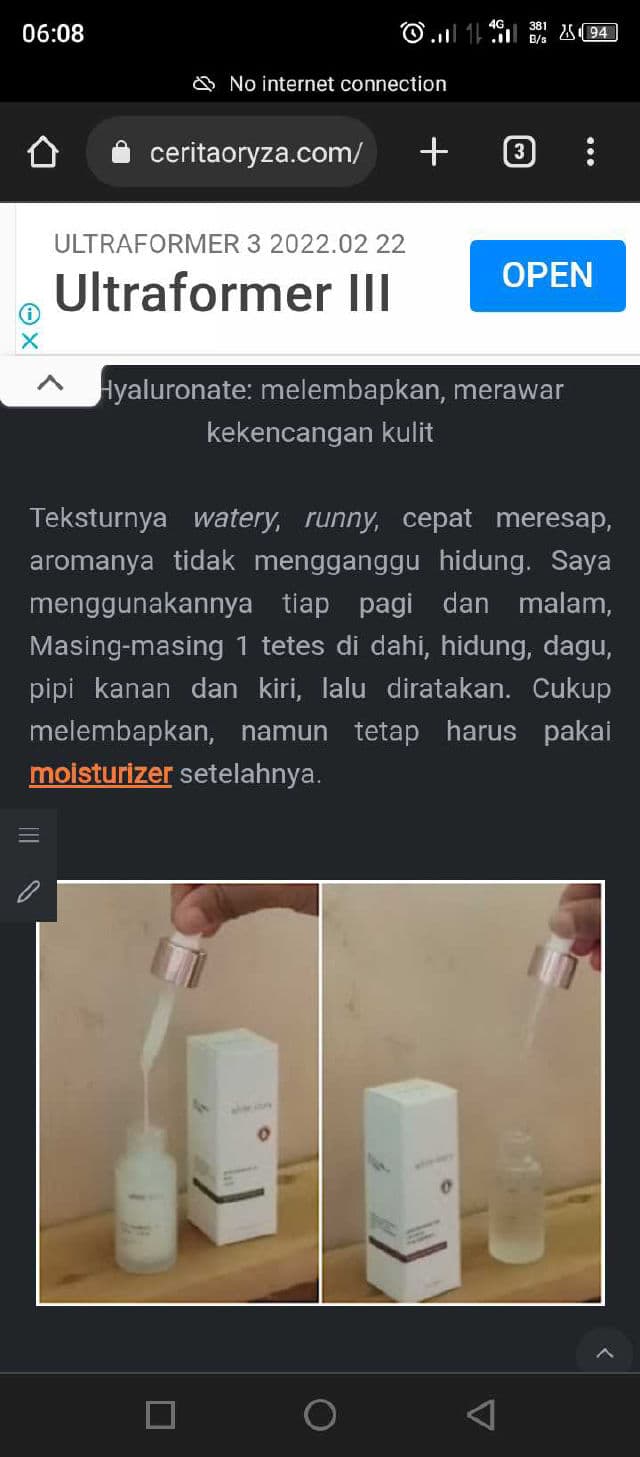 white story Brightening Serum review photo by ceritaoryza