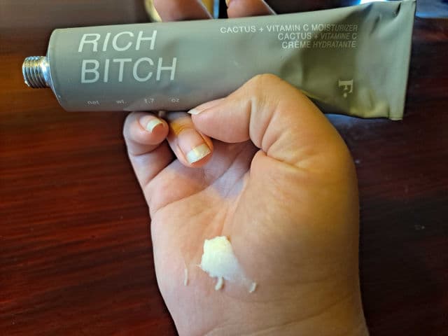 Freck Beauty Rich Bitch, Cactus & Vitamin C Face Moisturizer review photo by hoodornament