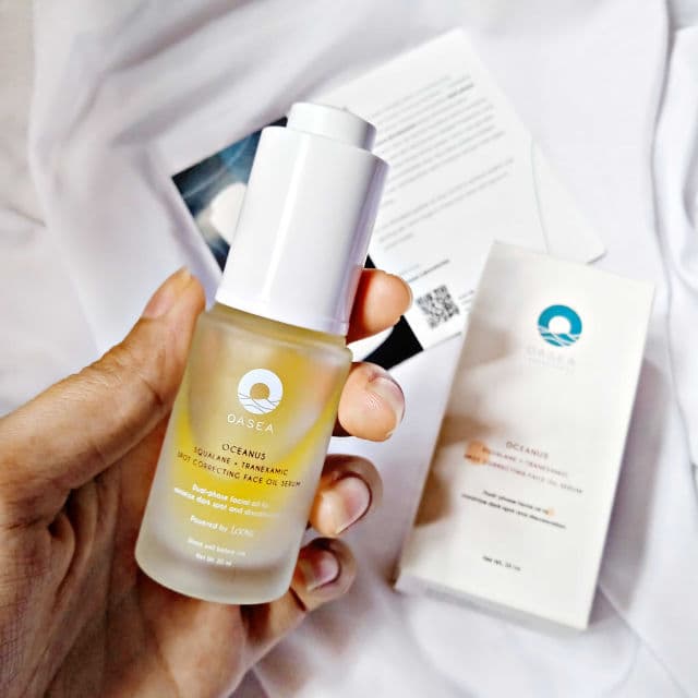 OASEA Oceanus Squalane + Tranexamic Spot Correcting Face Oil Serum review photo by miraaaaaaa