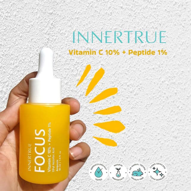 Innertrue Focus Vitamin C 10% + Peptide 1% Ampoule review photo by miraaaaaaa