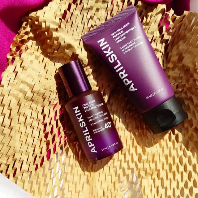 APRIL SKIN 40% Collagen Peptide Plumping Serum review photo by Skincarediarysos