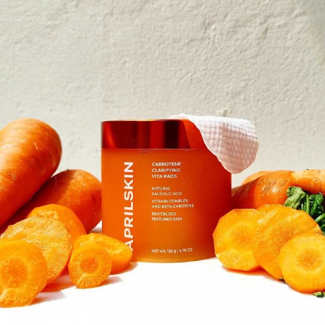 APRIL SKIN Real Carrotene Blemish Clear Vita Pads review photo by Skincarediarysos