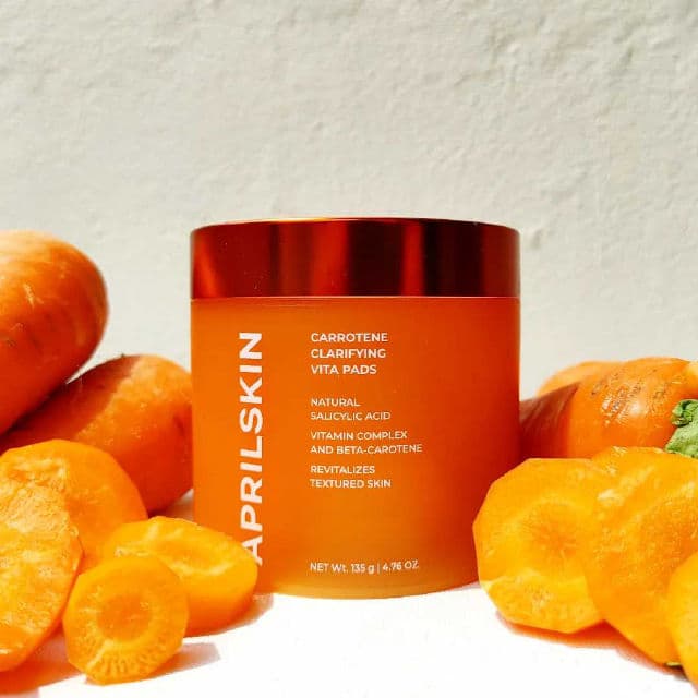 APRIL SKIN Real Carrotene Blemish Clear Vita Pads review photo by Skincarediarysos