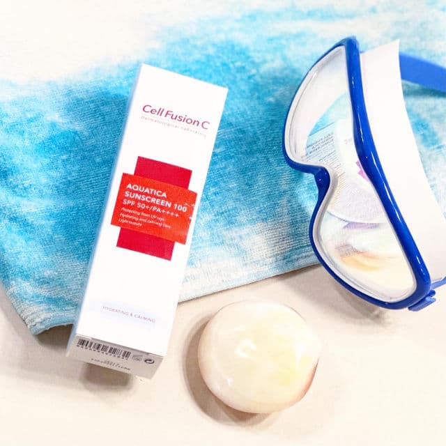 Cell Fusion C Aquatica Sunscreen 100 SPF50+ PA++++  review photo by SStyle