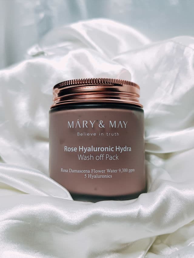 Mary&May Rose Hyaluronic Hydra Wash Off Mask Pack review photo by Skincarewithdannn