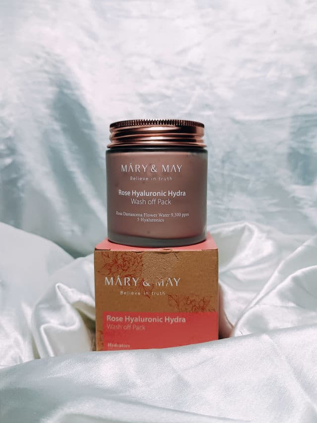 Mary&May Rose Hyaluronic Hydra Wash Off Mask Pack review photo by Skincarewithdannn