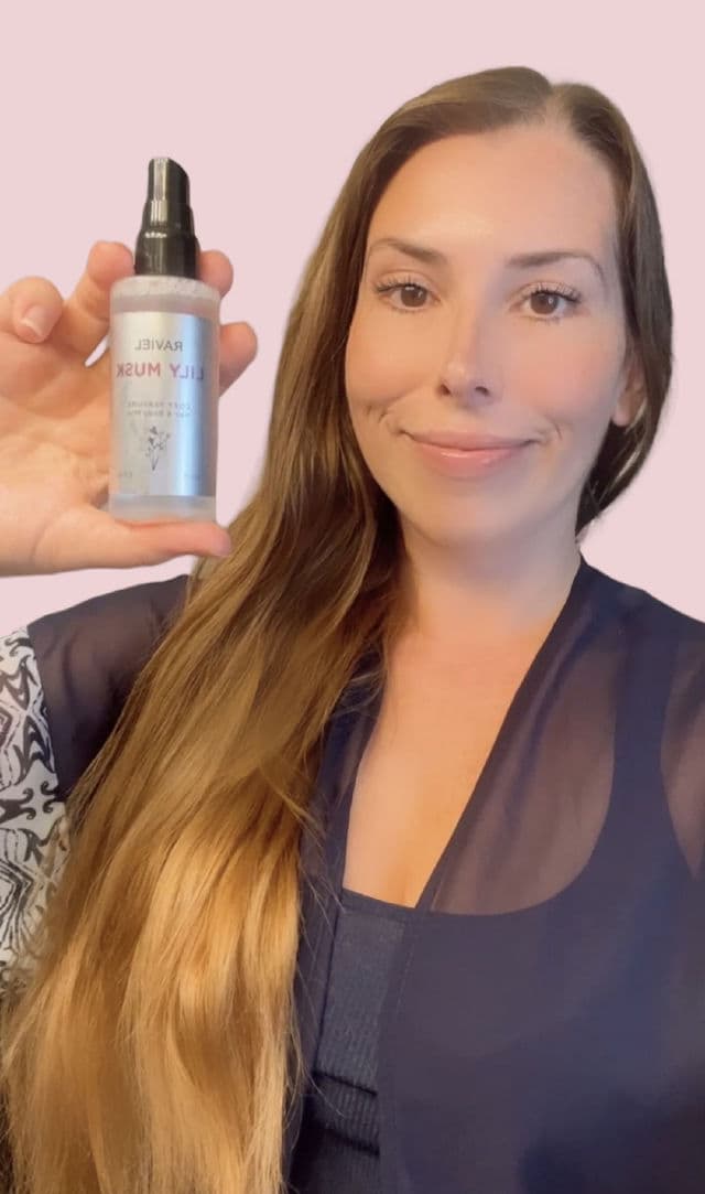 RAVIEL Tube Rose Cozy Perfume Hair & Body Mist Spray review photo by JenJen305