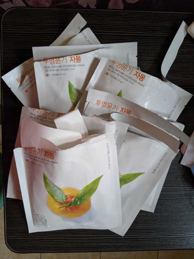 NATURE REPUBLIC Real Nature Hydrogel Mask Grapefruit review photo by Idere