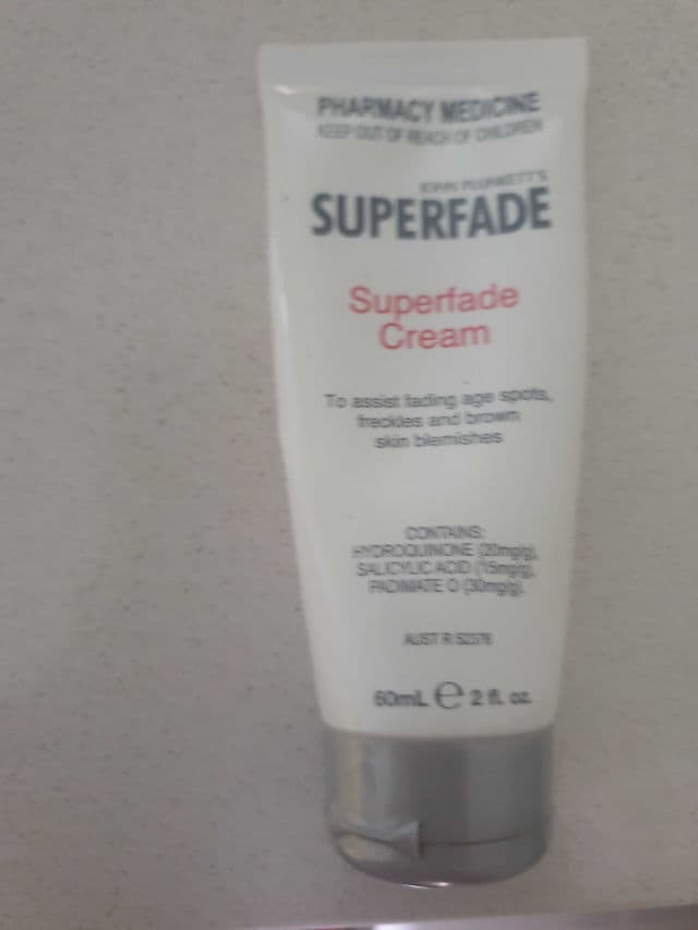 Plunkett Pharmaceuticals Superfade Face Cream review photo by Kylesd7