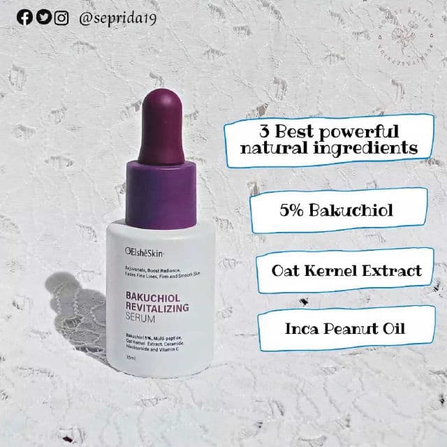 ElsheSkin Bakuchiol Revitalizing Serum review photo by sepridawati
