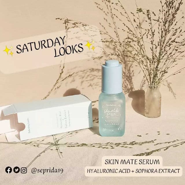 Saturday Looks SkinMate Serum Hyaluronic Acid + Sophora Extract review photo by sepridawati
