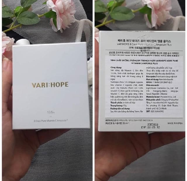 VARI:HOPE 8 Days Pure Vitamin C Ampoule review photo by Mjmitrinh