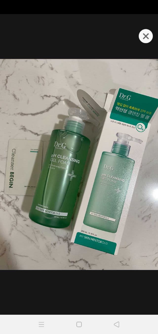 DR.G pH Cleansing Gel Foam review photo by Ozu