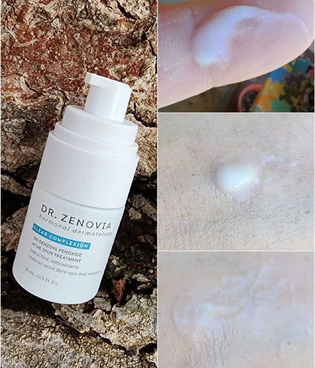 Dr. Zenovia 5% Benzoyl Peroxide Acne Spot Treatment review photo by Researching4Beauty