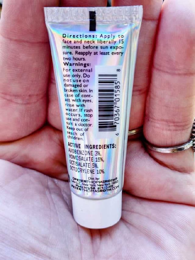 Peter Thomas Roth Max Clear Invisible Priming Sunscreen Broad Spectrum SPF 45 review photo by Researching4Beauty
