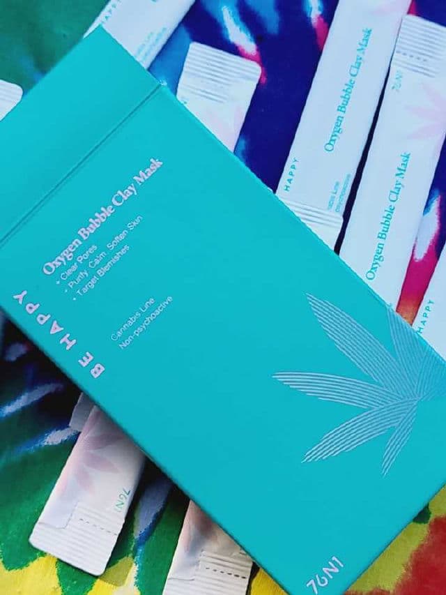 76N1 Be Happy Oxygen Bubble Clay Mask  review photo by Researching4Beauty
