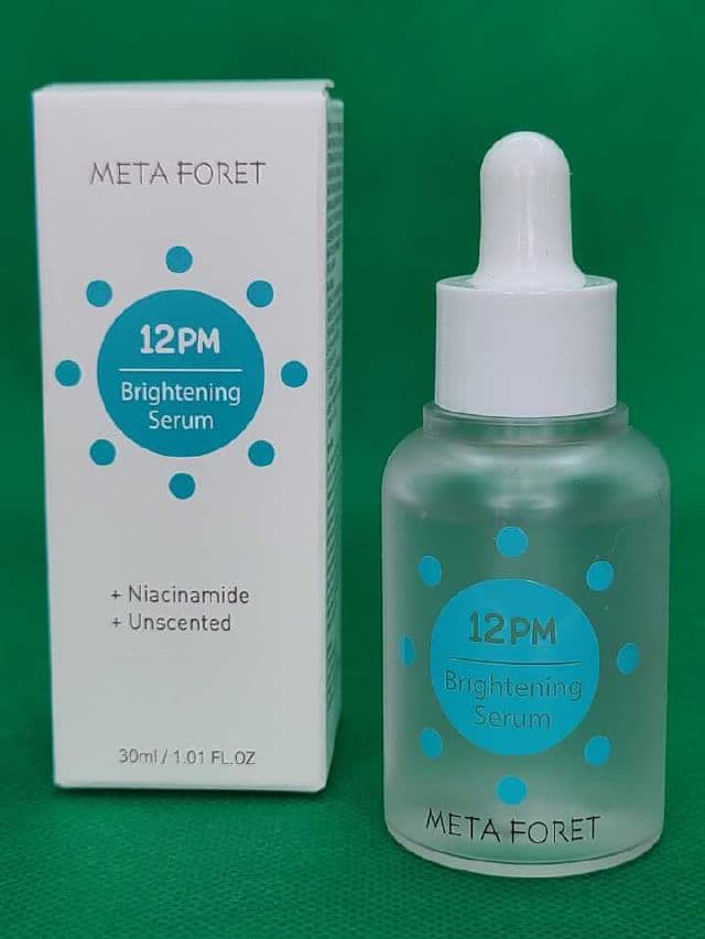 Meta Foret 12PM Brightening Serum review photo by Researching4Beauty
