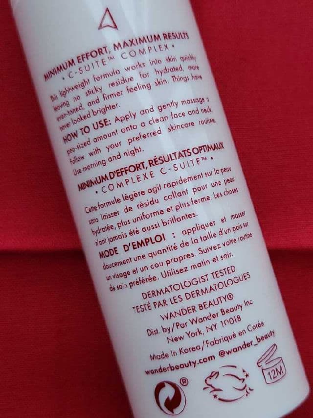 Wander Beauty Sight C-er Vitamin C Concentrate review photo by Researching4Beauty