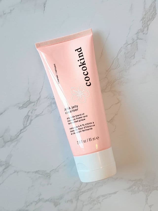Cocokind AHA Jelly Cleanser review photo by Researching4Beauty