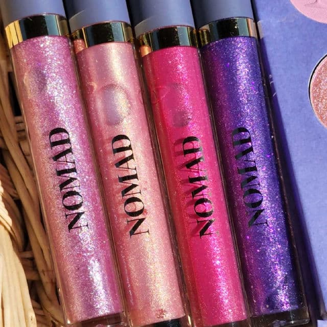 NOMAD Cosmetics Fêtes de Provence Glacé Lip Gloss Set review photo by Researching4Beauty