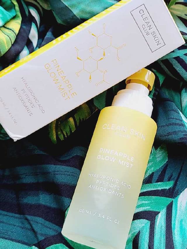 Clean Skin Club Pineapple Glow Mist review photo by Researching4Beauty